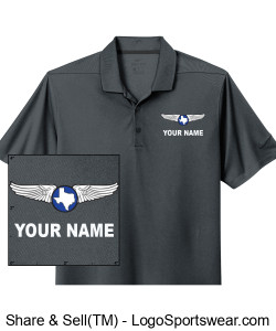 TexasAME Golf Shirt Design Zoom